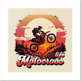 Motocross Life Posters and Art